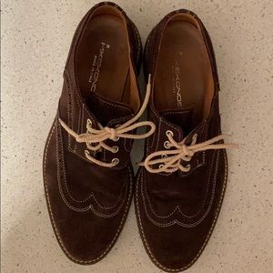 Mike Konos suede shoes 10 1/2 EUC made in Italy